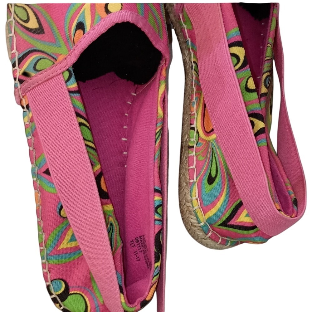 Loudmouth Lucky Espadrille Flat Shoes Pink Psyche… - image 8